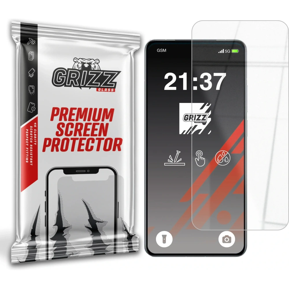 Hurtownia GSM - Szkło hybrydowe GrizzGlass HybridGlass do Realme GT7 Pro Racing - GRZ13348 - {ean13} - Hurt