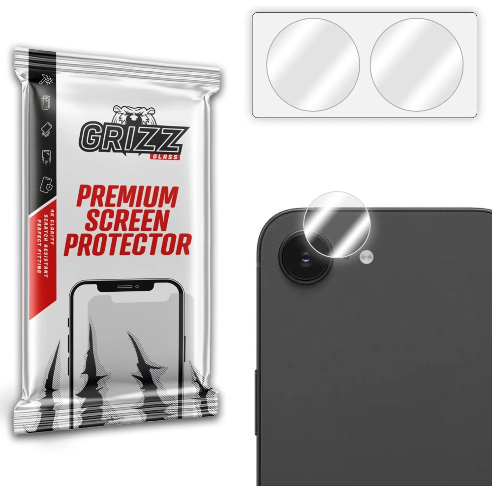 Hurtownia GSM - GrizzGlass HybridGlass Kamera Apple iPhone 16e [2 PACK] - GRZ13410 - {ean13} - Hurt