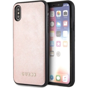 Hurtownia GSM - Etui Guess GUHCI65SLSAPI Apple iPhone XS Max rosa/pink Hartschale Saffiano Silikon - GUE415PNK - {ean13} - Hurt