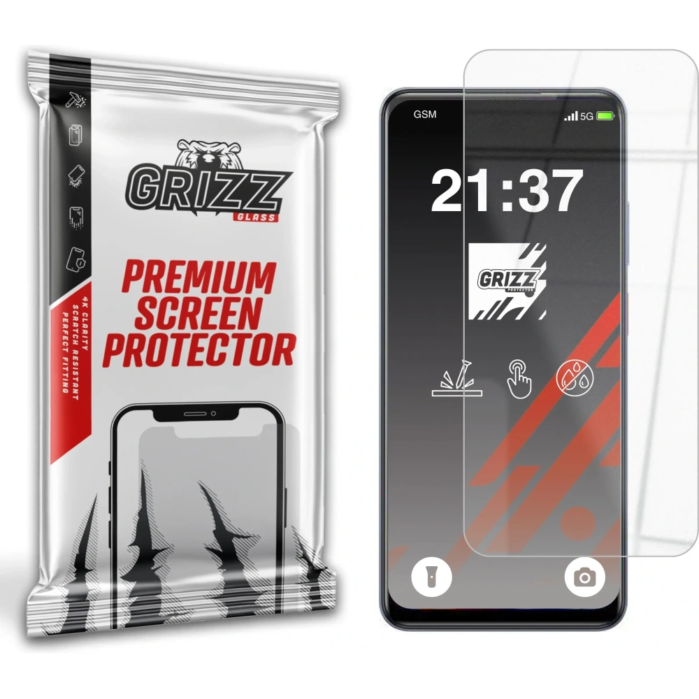 Hurtownia GSM - GrizzGlass HybridGlass ZTE Blade V70 Max - GRZ13455 - {ean13} - Hurt
