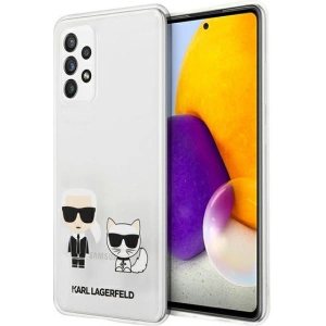Hurtownia GSM - [OUTLET] Pouzdro Karl Lagerfeld KLHCA72CKTR Samsung Galaxy A72 hardcase Průhledné Karl & Choupette - OT-866 - {ean13} - Hurt