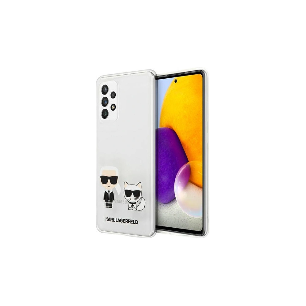 Hurtownia GSM - [OUTLET] Husa Karl Lagerfeld KLHCA72CKTR Samsung Galaxy A72 hardcase Transparent Karl & Choupette - OT-866 - {ean13} - Hurt