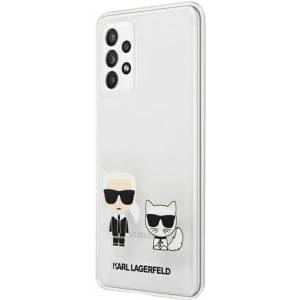 Hurtownia GSM - [OUTLET] Pouzdro Karl Lagerfeld KLHCA72CKTR Samsung Galaxy A72 hardcase Průhledné Karl & Choupette - OT-866 - {ean13} - Hurt