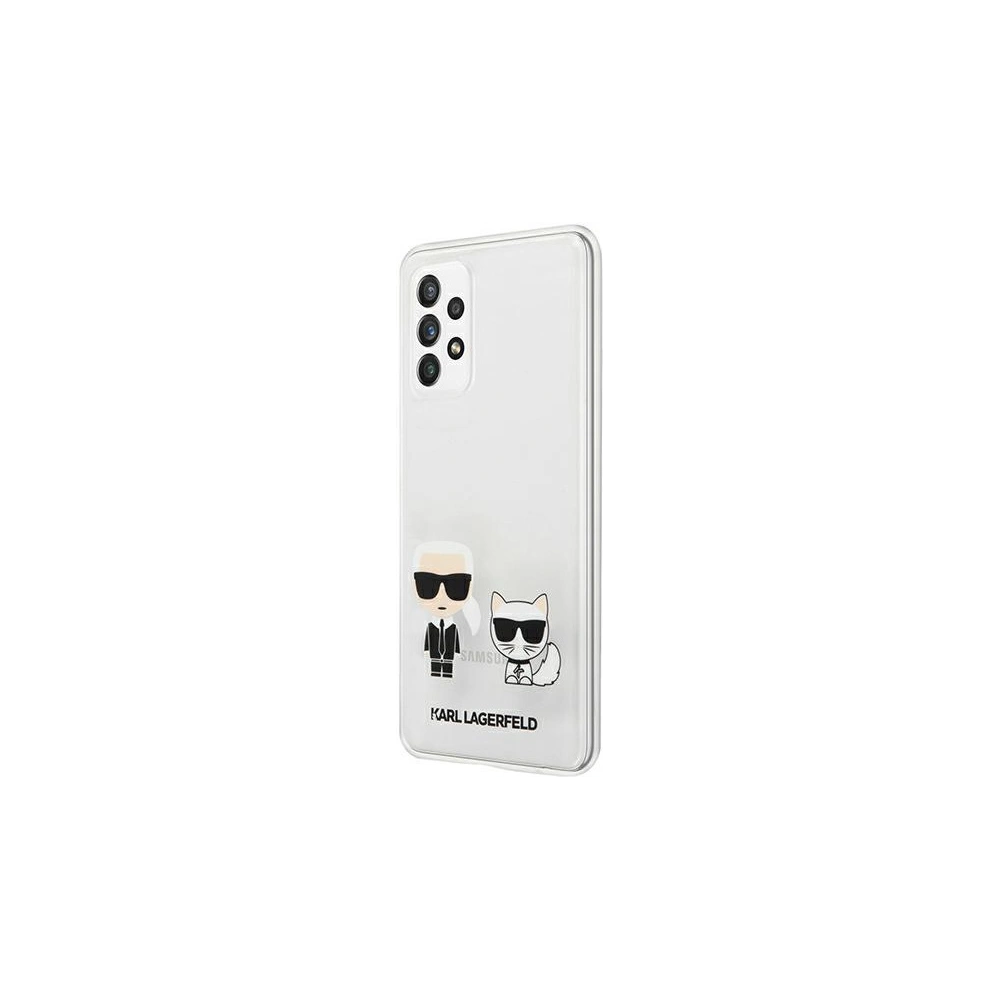 Hurtownia GSM - [OUTLET] Tok Karl Lagerfeld KLHCA72CKTR Samsung Galaxy A72 kemény tok Átlátszó Karl & Choupette - OT-866 - {ean13} - Hurt