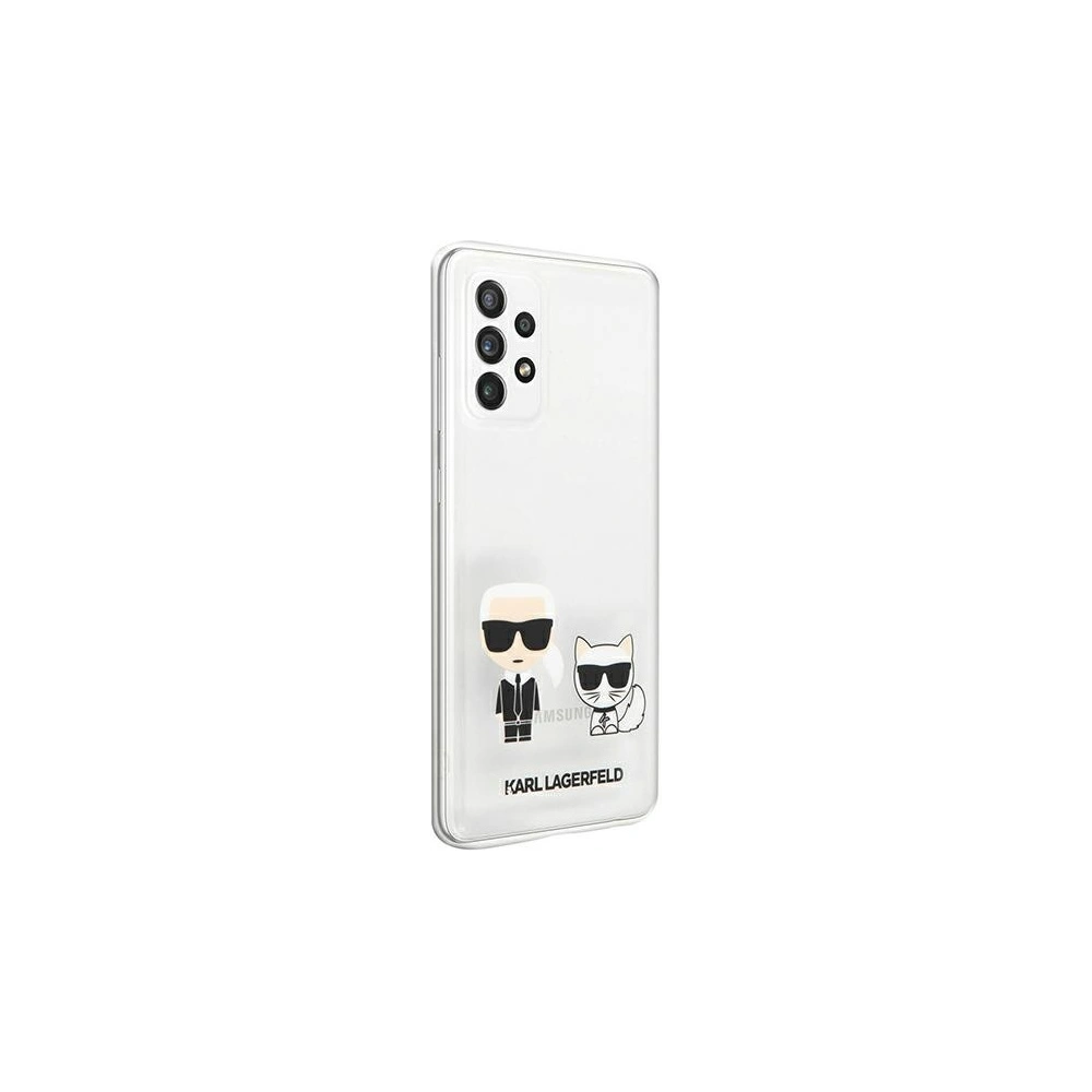 Hurtownia GSM - [OUTLET] Tok Karl Lagerfeld KLHCA72CKTR Samsung Galaxy A72 kemény tok Átlátszó Karl & Choupette - OT-866 - {ean13} - Hurt