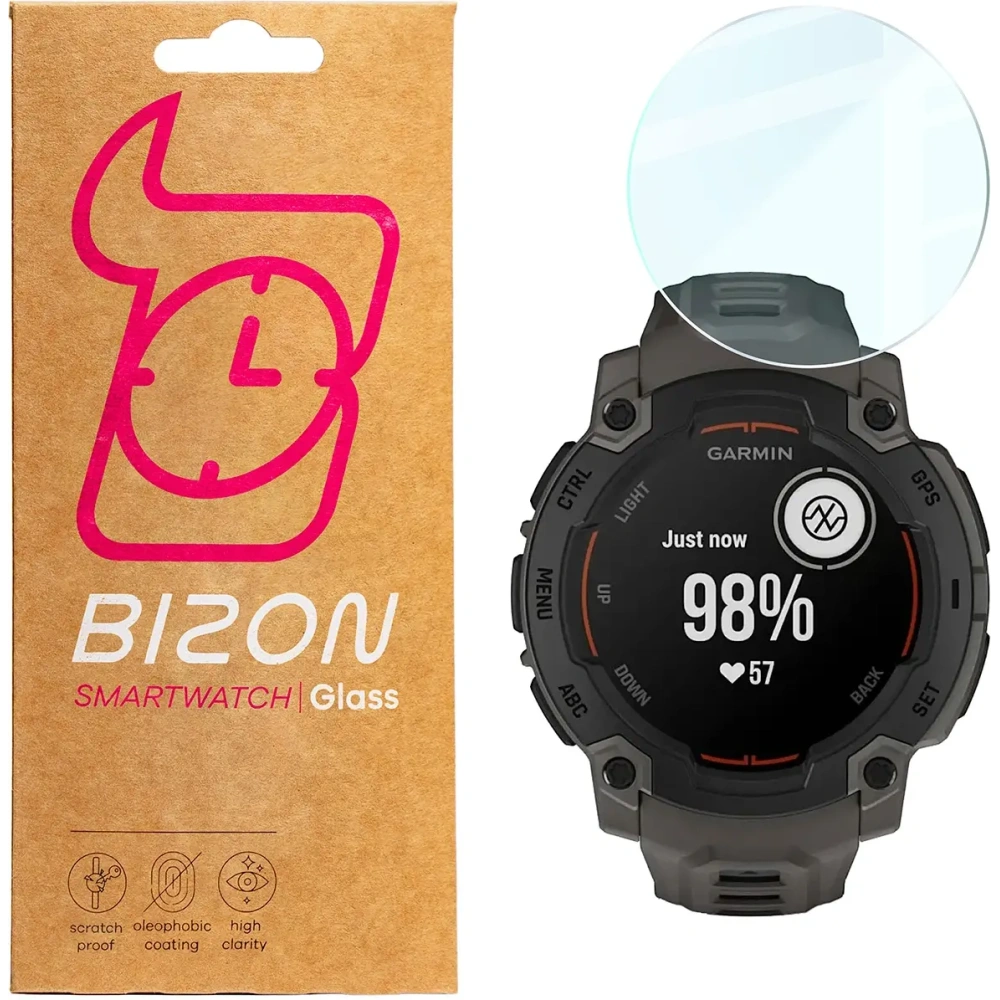 Wholesale Bizon Glass Watch Clear Garmin Instinct E 45 mm - BIZ8811 - {ean13} - Hurt
