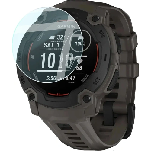 Szkło hartowane na ekran Bizon Glass Watch Clear do Garmin Instinct E 45 mm