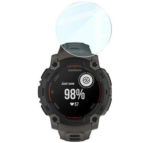 Szkło hartowane na ekran Bizon Glass Watch Clear do Garmin Instinct E 45 mm
