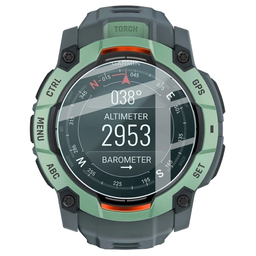 Szkło hartowane na ekran Bizon Glass Watch Clear do Garmin Instinct 3 45 mm