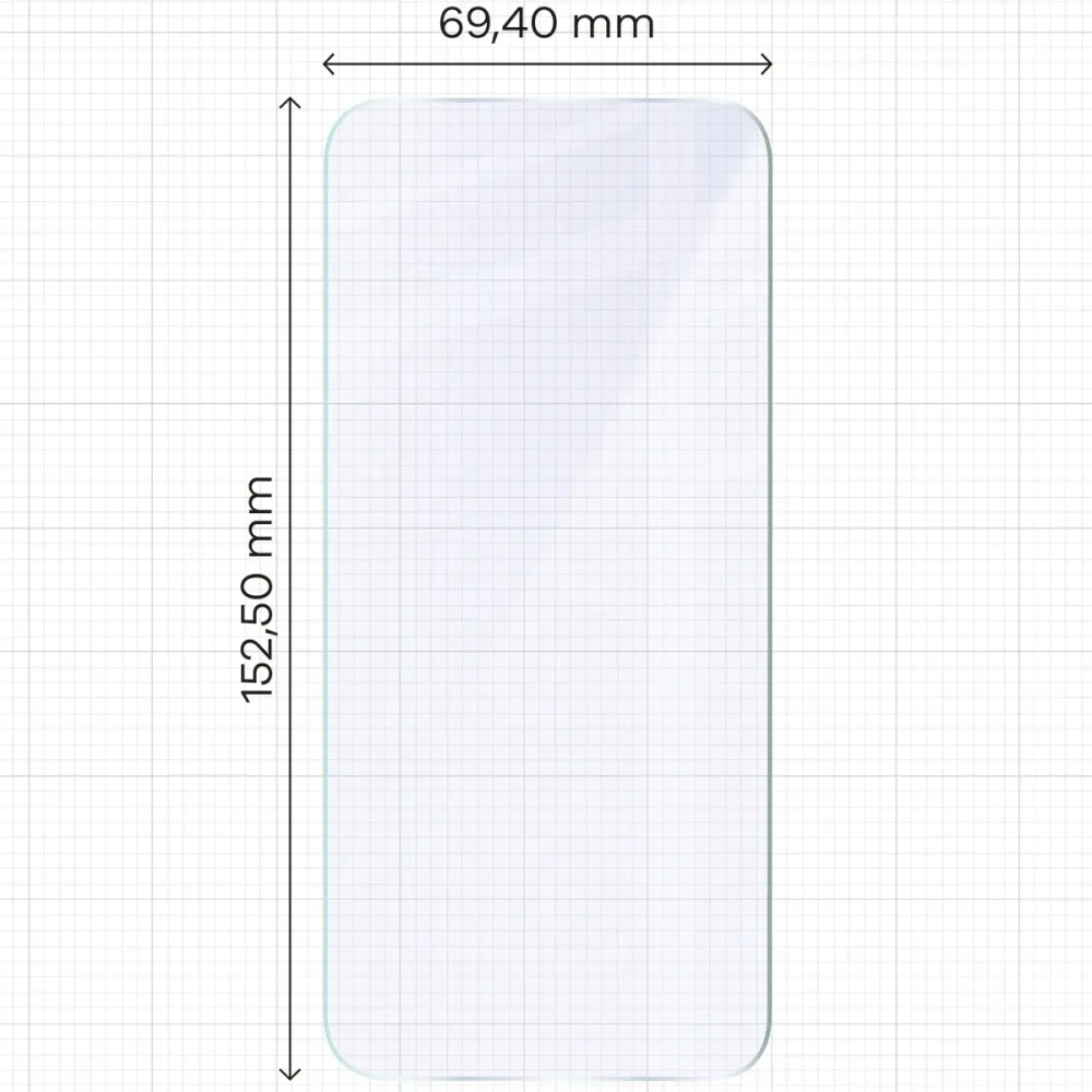 Hurtownia GSM - Elastyczne szkło hybrydowe Bizon Glass Mule do Oppo Reno 13 - BIZ8814 - {ean13} - Hurt