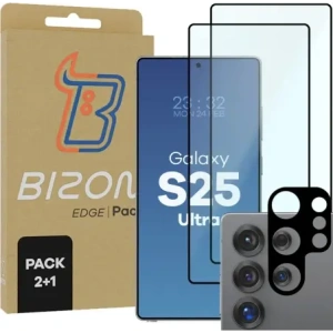 Hurtownia GSM - Bizon Edge 2 Pack 2x sklo na obrazovku + 1x sklo na kameru Samsung Galaxy S25 Ultra - BIZ8816 - {ean13} - Hurt