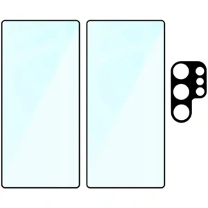 Hurtownia GSM - Bizon Edge 2 Pack 2x Bildschirmglas + 1x Kameraglas Samsung Galaxy S25 Ultra - BIZ8816 - {ean13} - Hurt