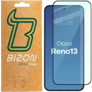Hurtownia GSM - Bizon Glass Edge 2 Oppo Reno13 fekete keret - BIZ8819 - {ean13} - Hurt