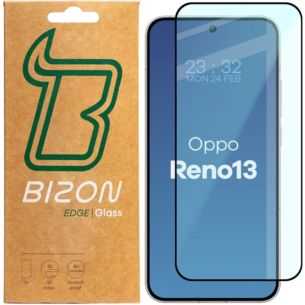 Wholesale Bizon Glass Edge 2 Oppo Reno13 black frame - BIZ8819 - {ean13} - Hurt