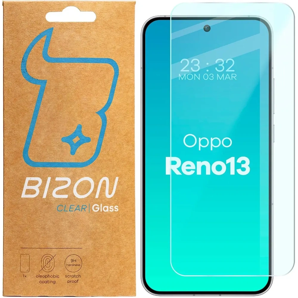Hurtownia GSM - Szkło hartowane Bizon Glass Clear 2 do Oppo Reno13 - BIZ8821 - {ean13} - Hurt
