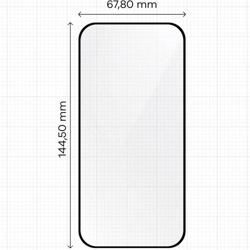 Szkło hartowane z ramką montażową Bizon Glass Aplikator do Apple iPhone 15 [2 PACK]