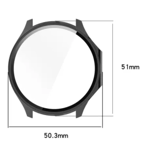 Wholesale Bizon Case+Glass Watch OnePlus Watch 3 / Oppo Watch X2 black - BIZ8827 - {ean13} - Hurt