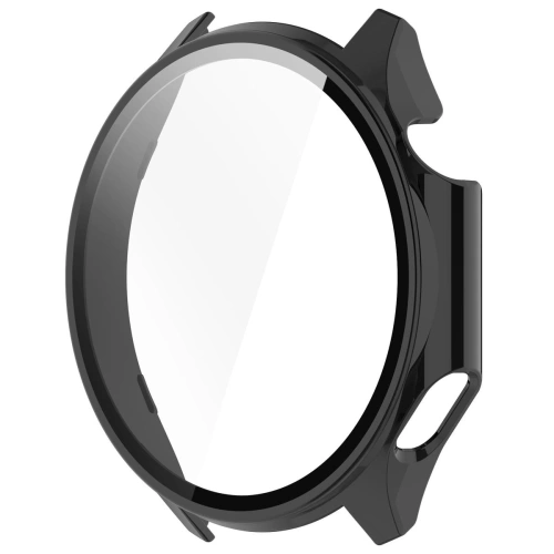 Etui ze szkłem do zegarka Bizon Case+Glass Watch do OnePlus Watch 3 / Oppo Watch X2 czarne