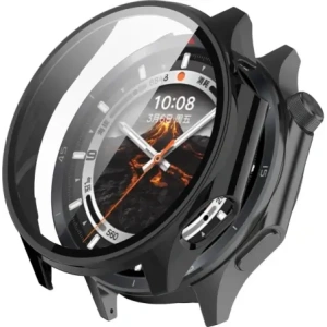 Hurtownia GSM - Bizon Case+Üveg Óra OnePlus Watch 3 / Oppo Watch X2 fekete - BIZ8827 - {ean13} - Hurt
