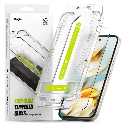 Szkło hartowane Ringke Easy Slide Google Pixel 9a Clear [2 PACK]