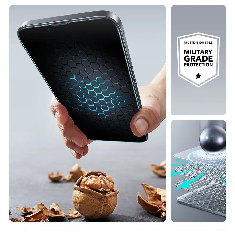 Hurtownia GSM - ESR Ultrafit Edzett Üveg Apple iPhone 13 / 13 Pro / 14 / 16e Átlátszó [2 CSOMAG] - ESR906 - {ean13} - Hurt