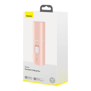 Wholesale Portable Mini Fan Baseus Square (pink) - BSU1463PNK - {ean13} - Hurt