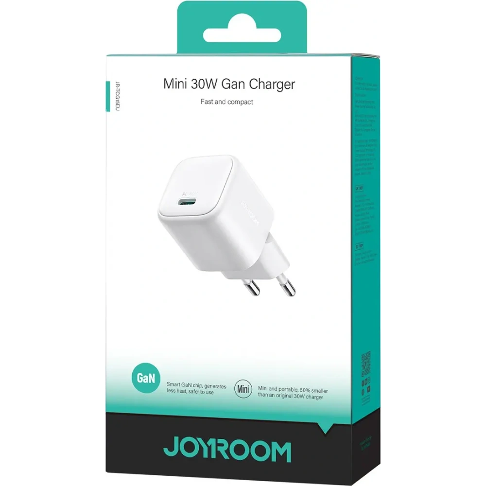 Hurtownia GSM - Joyroom JR-TCG15 Mini 30W GaN USB-C Wandladegerät weiß - JYR1137 - {ean13} - Hurt