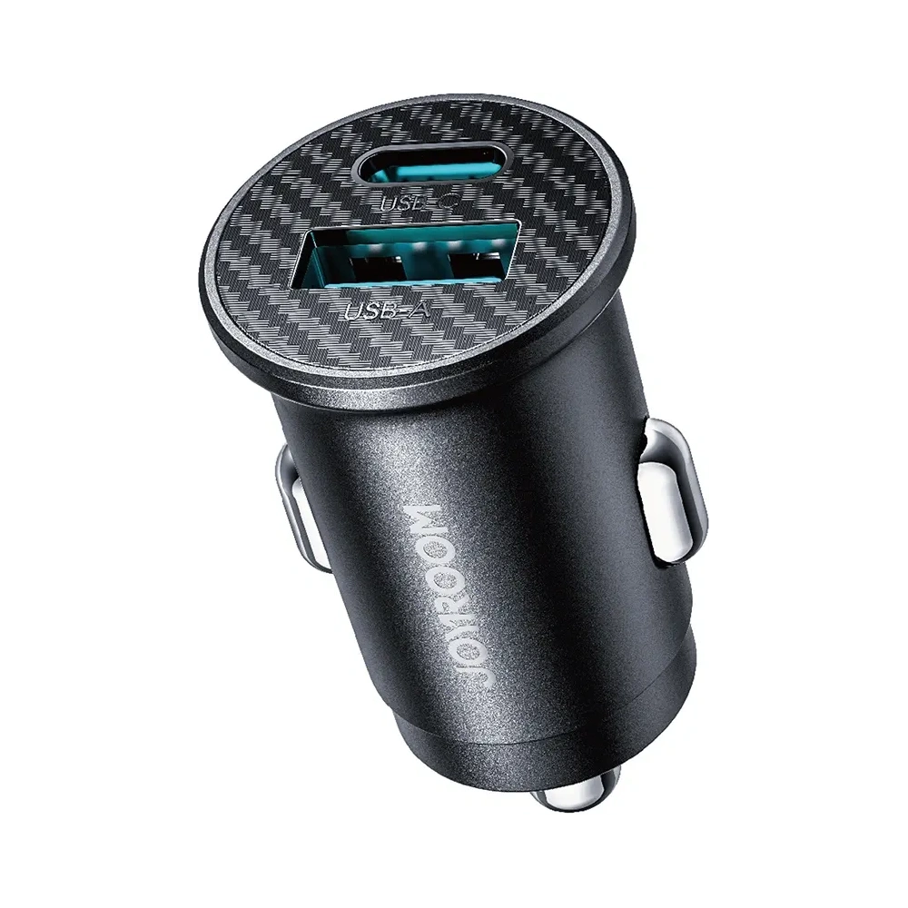 Hurtownia GSM - Joyroom autós töltő JR-CCN16 Mini USB-A, USB-C 15W fekete - JYR1138 - {ean13} - Hurt