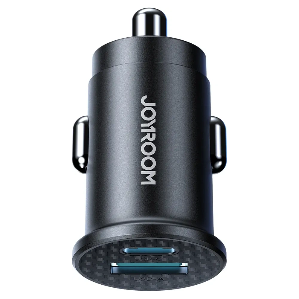 Hurtownia GSM - Joyroom autós töltő JR-CCN16 Mini USB-A, USB-C 15W fekete - JYR1138 - {ean13} - Hurt