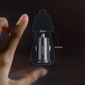 Wholesale Joyroom car charger JR-CCN16 Mini USB-A, USB-C 15W black - JYR1138 - {ean13} - Hurt