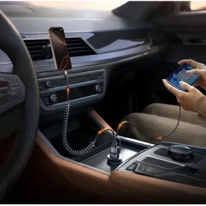 Wholesale Joyroom car charger JR-CCN16 Mini USB-A, USB-C 15W black - JYR1138 - {ean13} - Hurt