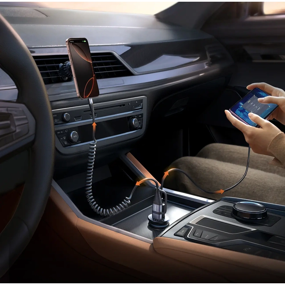 Hurtownia GSM - Joyroom Auto-Ladegerät JR-CCN16 Mini USB-A, USB-C 15W schwarz - JYR1138 - {ean13} - Hurt