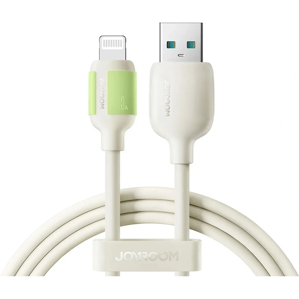 Hurtownia GSM - Joyroom S-A53 3A USB-A / Lightning-Kabel mit fluoreszierender Spitze 2m beige - JYR1143 - {ean13} - Hurt