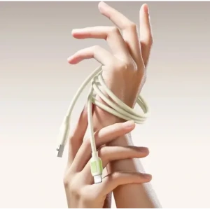 Hurtownia GSM - Joyroom S-A53 3A USB-A / Lightning kabel s fluorescenční špičkou 2m béžový - JYR1143 - {ean13} - Hurt