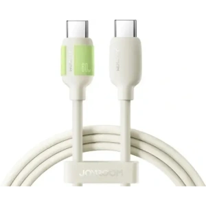 Wholesale Joyroom S-A53 60W USB-C / USB-C cable with fluorescent tip 2m beige - JYR1146 - {ean13} - Hurt