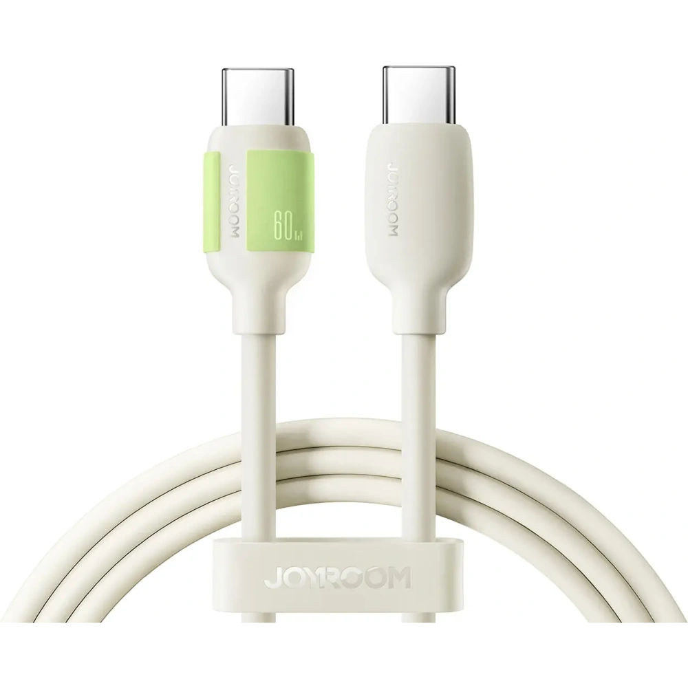 Hurtownia GSM - Joyroom S-A53 60W USB-C / USB-C kabel s fluorescenčním hrotem 2m béžový - JYR1146 - {ean13} - Hurt