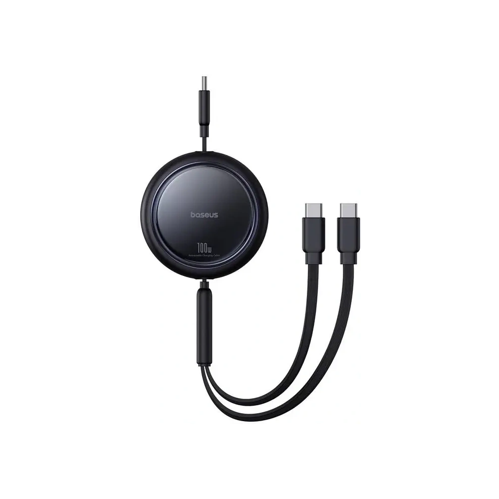 Wholesale Baseus Bright Mirror USB-C / 2x USB-C 2in1 cable 100W / 1m (black) - BSU8953 - {ean13} - Hurt