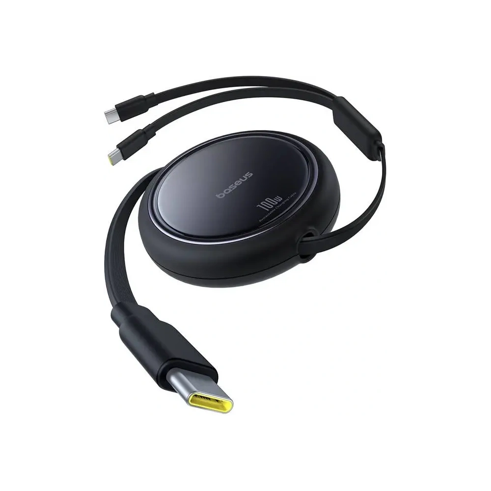 Wholesale Baseus Bright Mirror USB-C / 2x USB-C 2in1 cable 100W / 1m (black) - BSU8953 - {ean13} - Hurt