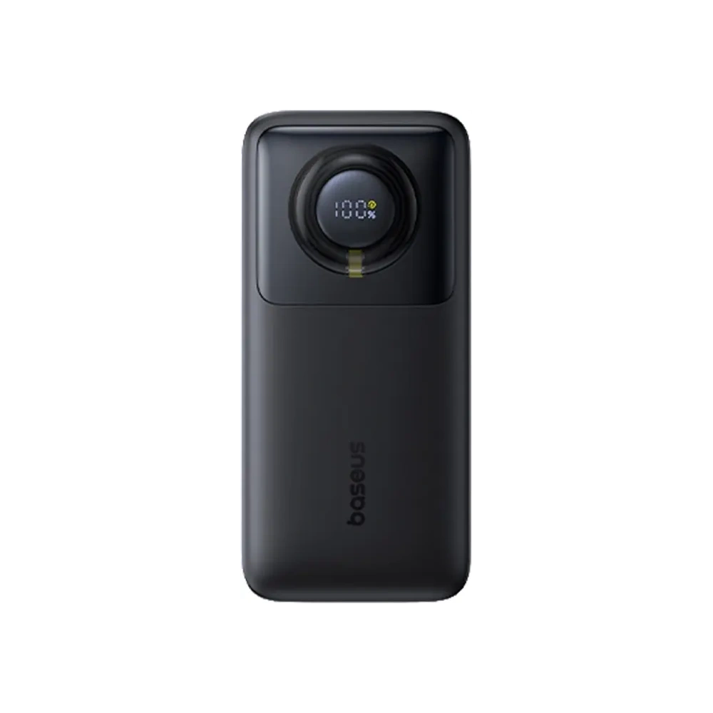 Hurtownia GSM - Baseus Free2Pull 20000mAh 65W powerbank + beépített USB-C kábel 70cm (fekete) - BSU8955 - {ean13} - Hurt