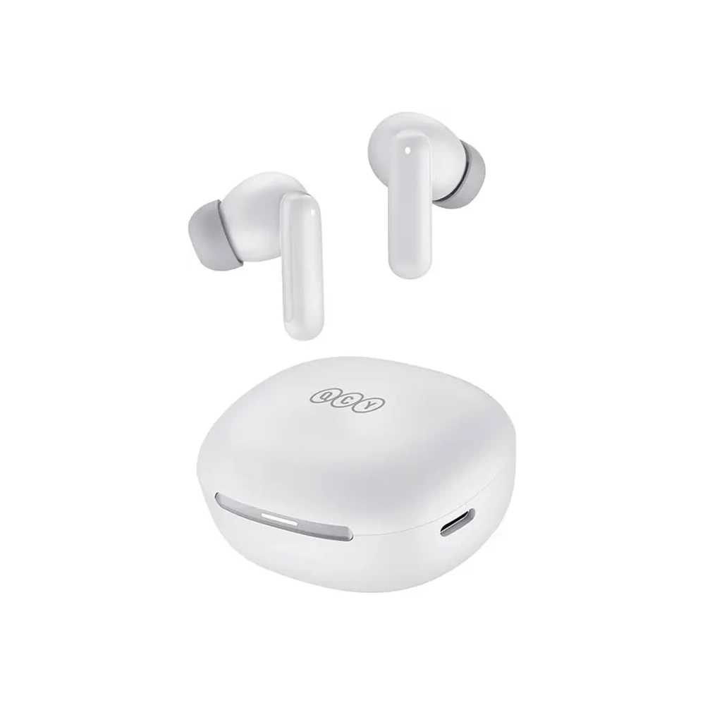 Hurtownia GSM - Bezprzewodowe słuchawki dokanałowe TWS QCY MeloBuds HT16 Bluetooth 5.4 HFP, A2DP, AVRCP IPX4 (białe) - QCY115 - {ean13} - Hurt
