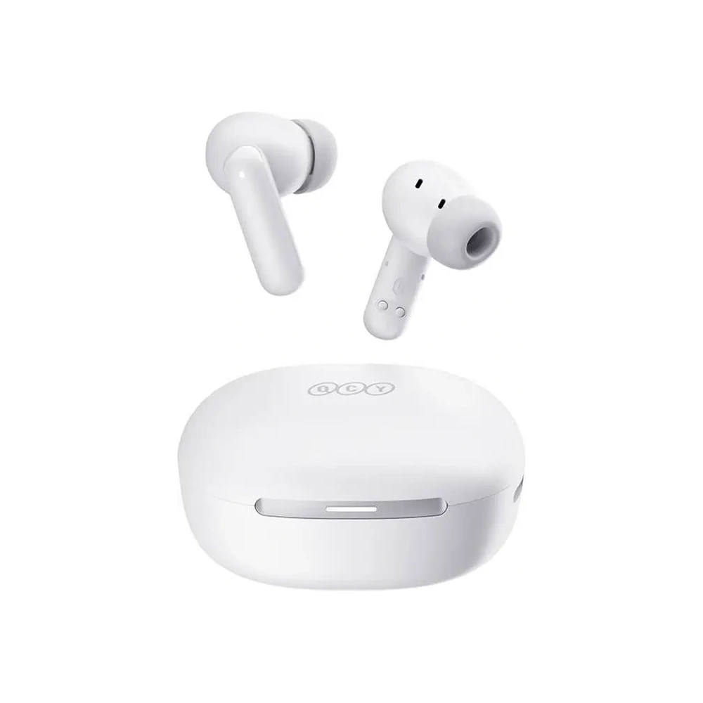 Hurtownia GSM - Bezprzewodowe słuchawki dokanałowe TWS QCY MeloBuds HT16 Bluetooth 5.4 HFP, A2DP, AVRCP IPX4 (białe) - QCY115 - {ean13} - Hurt
