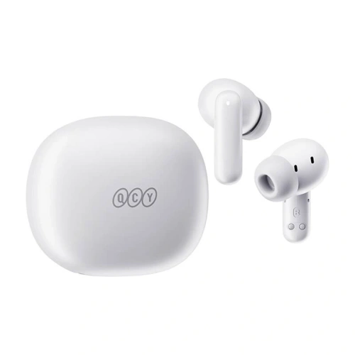 Bezprzewodowe słuchawki dokanałowe TWS QCY MeloBuds HT16 Bluetooth 5.4 HFP, A2DP, AVRCP IPX4 (białe)