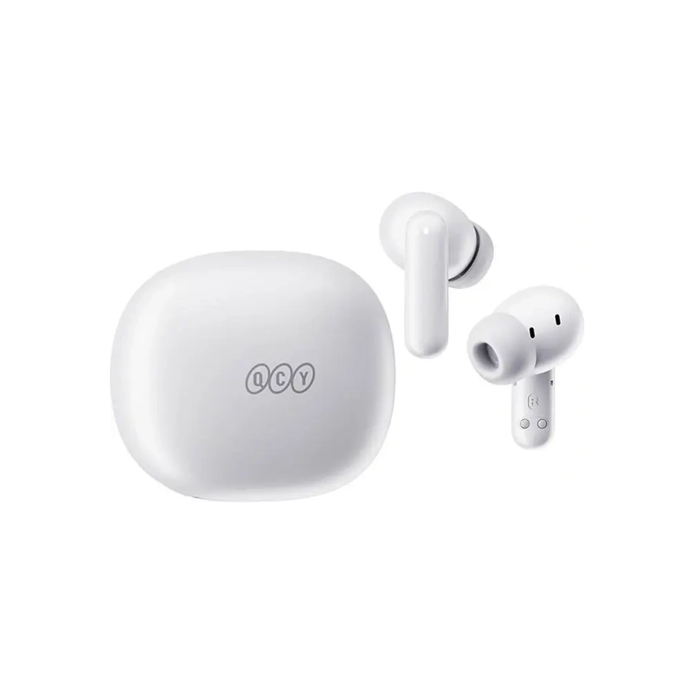 Hurtownia GSM - Bezprzewodowe słuchawki dokanałowe TWS QCY MeloBuds HT16 Bluetooth 5.4 HFP, A2DP, AVRCP IPX4 (białe) - QCY115 - {ean13} - Hurt