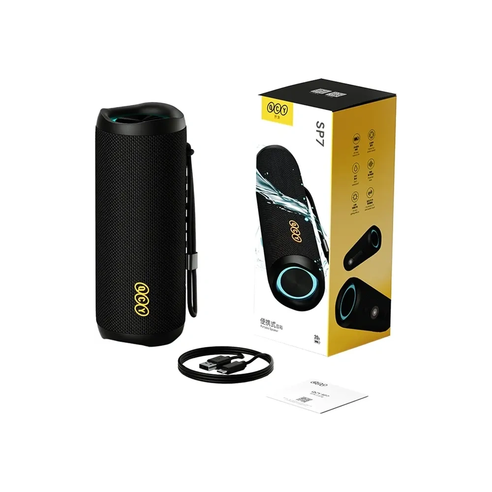 Hurtownia GSM - Bezprzewodowy głośnik QCY SP7 Bluetooth 5.4 (czarny) - QCY116 - {ean13} - Hurt