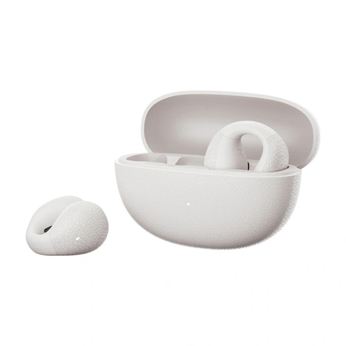 Bezprzewodowe słuchawki douszne klips QCY Crossky C10 Bluetooth 5.4 (białe)