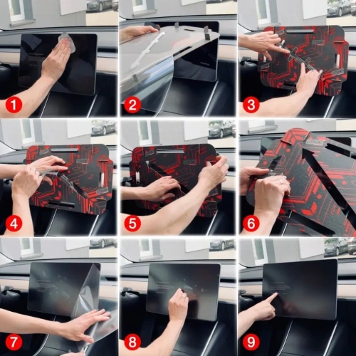 Folia matowa GrizzGlass CarDisplay MatteScreen Easy do Skoda Kodiaq 2 13" (2024-2025)