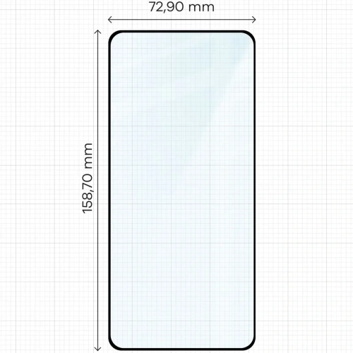 Szkło hartowane Bizon Glass Edge 2 do OnePlus 13R czarna ramka