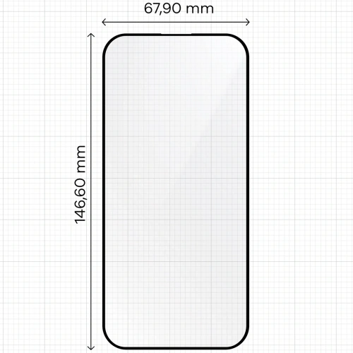 Szkło hartowane z ramką montażową Bizon Glass Aplikator do Apple iPhone 16 Pro [2 PACK]