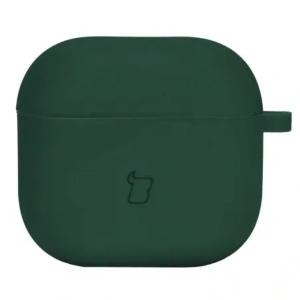 Wholesale Bizon Case Headphone Silicone Apple AirPods 4 dark green - BIZ8832 - {ean13} - Hurt