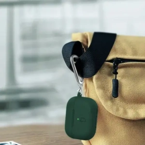 Wholesale Bizon Case Headphone Silicone Apple AirPods 4 dark green - BIZ8832 - {ean13} - Hurt